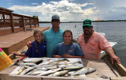 Family Fishing In New Smyrna Beach